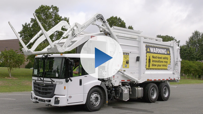 Freightliner Econic Front Load Garbage Truck